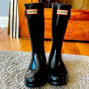 Girls US 3 Hunter Boots